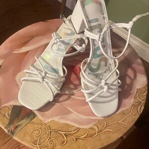Circus by Sam Edelman White Strappy Heels